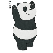 We Bare Bears 06 Embroidery Design